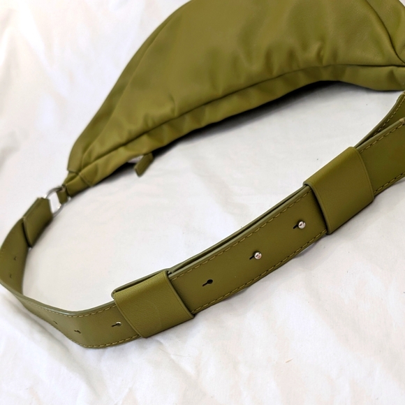 Proenza Schouler White Label Stanton Leather Sling Bag in Moss - Picture 10 of 13